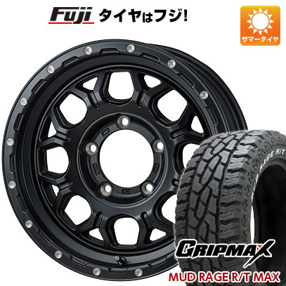 【新品】ジムニー 夏タイヤ ホイール4本セット 195R16C 104/102Q グリップマックス マッドレイジR/T MAX RWL(限定) モンツァ HI-BLOCK ジェラード 5.5J 16インチ(送料無料)