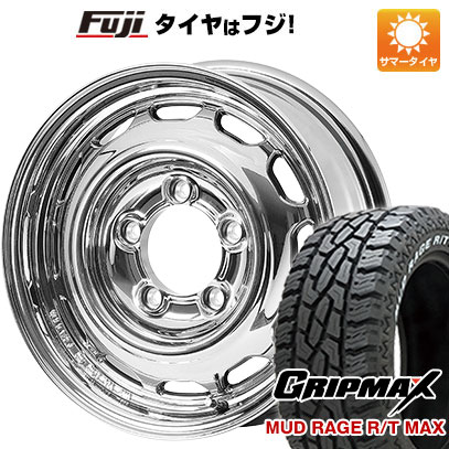 【新品】ジムニー 夏タイヤ ホイール4本セット 195R16C 104/102Q グリップマックス マッドレイジR/T MAX RWL(限定) アピオ ワイルドボア ベンチュラ 5.5J 16インチ(送料無料)
