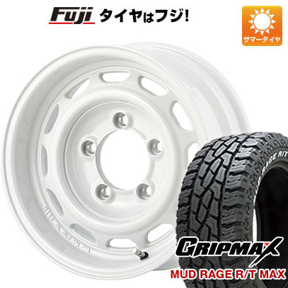 【新品】ジムニー 夏タイヤ ホイール4本セット 185/85R16 グリップマックス マッドレイジR/T MAX RWL(限定2024年製) アピオ ワイルドボア ベンチュラ 5.5J 16インチ(送料無料)