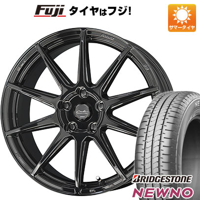 【新品 軽自動車】N-BOX タント スペーシア 夏タイヤ ホイール4本セット 155/65R14 ブリヂストン ニューノ(限定) 共豊 サーキュラー C10R 14インチ(送料無料)｜フジコーポレーション