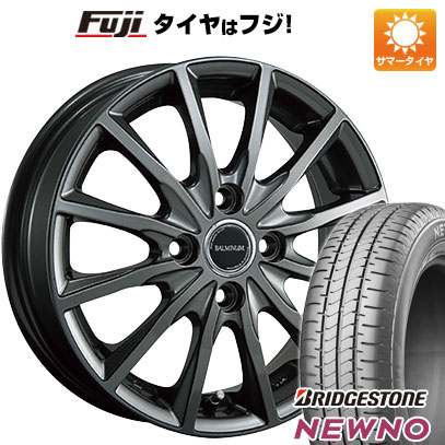 【新品 軽自動車】N-BOX タント スペーシア 夏タイヤ ホイール4本セット 155/65R14 ブリヂストン ニューノ(限定) ブリヂストン バルミナ AR12 14インチ(送料無料) サマータイヤ|フジコーポレーション