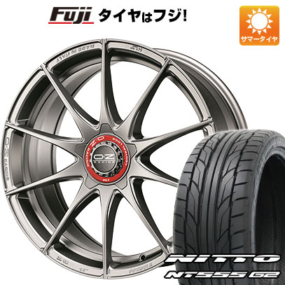 【パンク保証付き】【新品国産車用5穴114.3】 夏タイヤ ホイール4本セット 235/50R18 ニットー NT555 G2 OZ フォーミュラHLT 8J 18インチ(送料無料)|フジコーポレーション