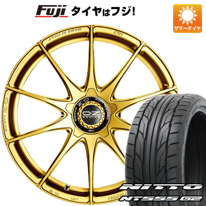 【パンク保証付き】【新品国産車用5穴100】 夏タイヤ ホイール4本セット 215/40R18 ニットー NT555 G2 OZ フォーミュラHLT 8J 18インチ(送料無料)