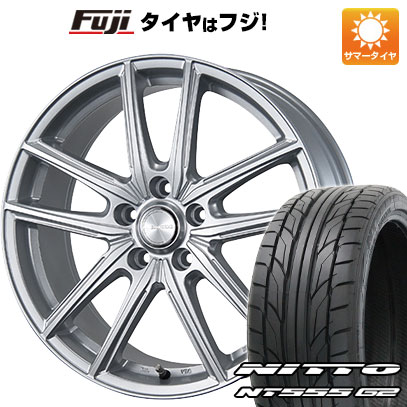 【パンク保証付き】【新品国産車用5穴114.3】 夏タイヤ ホイール4本セット 225/35R19 ニットー NT555 G2 ブリヂストン エコフォルム SE-20 7.5J 19インチ(送料無料)|フジコーポレーション