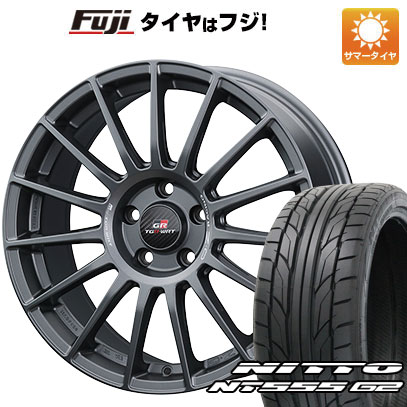 【パンク保証付き】【新品国産車用5穴114.3】 夏タイヤ ホイール4本セット 245/30R20 ニットー NT555 G2 OZ スーパーツーリズモ TGR-WRT 8.5J 20インチ(送料無料)