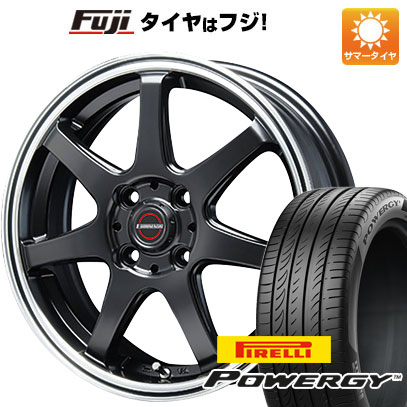 【新品国産車用4穴100】 夏タイヤ ホイール4本セット 185/65R15 ピレリ パワジー ブレスト ユーロマジック タイプS-07 5.5J 15インチ(送料無料)