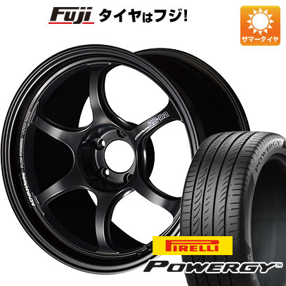 【新品国産車用5穴100】 夏タイヤ ホイール4本セット 205/50R17 ピレリ パワジー ヨコハマ アドバンレーシング RG-D2 7.5J 17インチ(送料無料)|フジコーポレーション