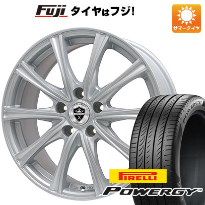 【新品国産車用5穴114.3】 夏タイヤ ホイール4本セット 235/60R18 ピレリ パワジー エルベ エステローザ MZV シルバー 7.5J 18インチ(送料無料)|フジコーポレーション