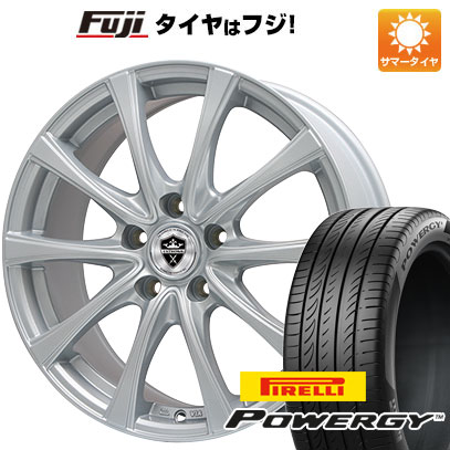 【新品国産車用5穴114.3】 夏タイヤ ホイール4本セット 235/60R18 ピレリ パワジー エルベ エステローザ FSV シルバー 7.5J 18インチ(送料無料)｜フジコーポレーション