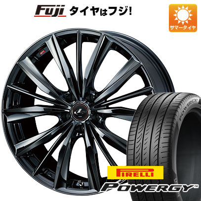 【新品国産車用5穴114.3】 夏タイヤ ホイール4本セット 225/60R18 ピレリ パワジー WEDS ウェッズ レオニス VX 7J 18インチ(送料無料) 104,500円