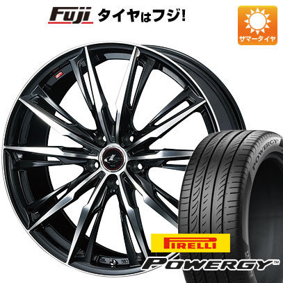 【新品国産車用5穴114.3】 夏タイヤ ホイール4本セット 245/35R19 ピレリ パワジー WEDS ウェッズ レオニス GX 8J 19インチ(送料無料)