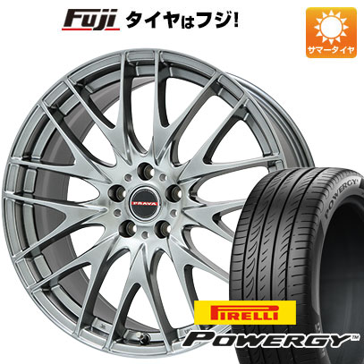 【新品】シエンタ 2022- 夏タイヤ ホイール4本セット 205/45R17 ピレリ パワジー ビッグウエイ レイシーン プラバ9M(クロームハイパーシルバー) 7J 17インチ(送料無料)