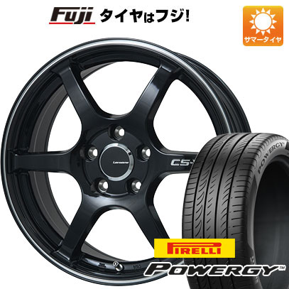 【新品】オーラ 夏タイヤ ホイール4本セット 205/50R17 ピレリ パワジー レアマイスター CS-V6(グロスブラック/ラインポリッシュ) 7J 17インチ(送料無料)｜フジコーポレーション