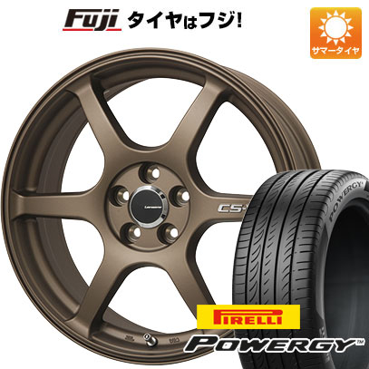 【新品国産車用5穴100】 夏タイヤ ホイール4本セット 205/50R17 ピレリ パワジー レアマイスター CS-V6(ブロンズ) 7J 17インチ(送料無料)