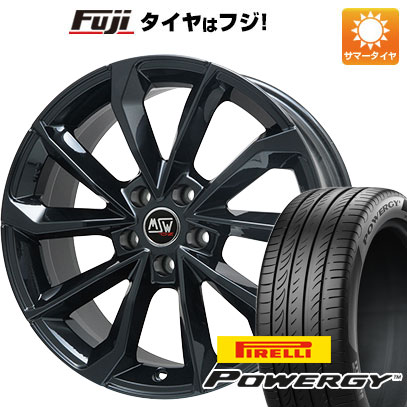 【新品国産車用5穴114.3】 夏タイヤ ホイール4本セット 235/35R19 ピレリ パワジー MSW by OZ Racing MSW 42(グロスブラック) 8J 19インチ(送料無料)|フジコーポレーション