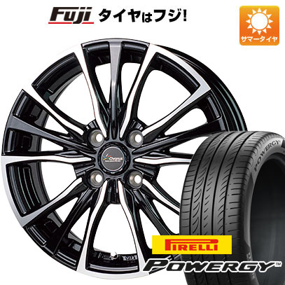 【新品国産車用4穴100】 夏タイヤ ホイール4本セット 175/65R15 ピレリ パワジー ホットスタッフ クロノス CH-110 5.5J 15インチ(送料無料)