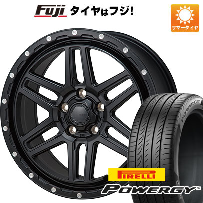 【新品国産車用5穴114.3】 夏タイヤ ホイール4本セット 215/65R16 ピレリ パワジー モンツァ HI-BLOCK エルデ 7J 16インチ(送料無料)｜フジコーポレーション