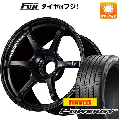 【新品国産車用5穴114.3】 夏タイヤ ホイール4本セット 225/50R18 ピレリ パワジー ヨコハマ アドバンレーシング RG-4 7.5J 18インチ(送料無料)｜フジコーポレーション