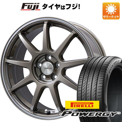 【新品国産車用5穴114.3】 夏タイヤ ホイール4本セット 215/65R16 ピレリ パワジー レアマイスター LMスポーツ LM-QR ブロンズ/ラインポリッシュ 7J 16インチ(送料無料)