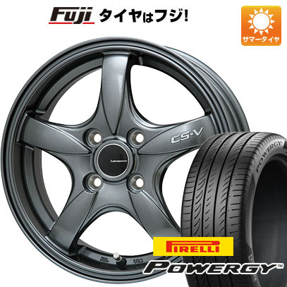 【新品国産車用4穴100】 夏タイヤ ホイール4本セット 185/65R15 ピレリ パワジー レアマイスター CS-V(ガンメタ) 6J 15インチ(送料無料)