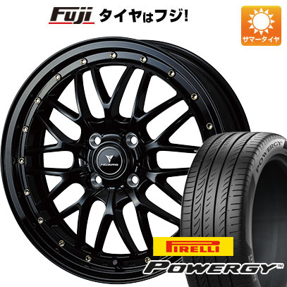 【新品 軽自動車】N-BOX タント スペーシア 夏タイヤ ホイール4本セット 165/55R15 ピレリ パワジー WEDS ウェッズ ノヴァリス アセット M1 4.5J 15インチ(送料無料)