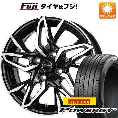 【新品国産車用4穴100】 夏タイヤ ホイール4本セット 175/65R15 ピレリ パワジー ホットスタッフ クロノス CH-112 5.5J 15インチ(送料無料)