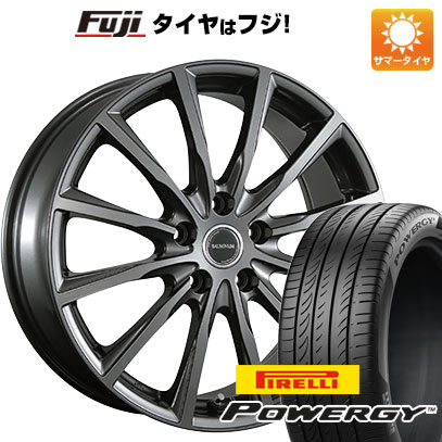 【新品国産車用5穴114.3】 夏タイヤ ホイール4本セット 225/45R19 ピレリ パワジー ブリヂストン バルミナ AR12 7.5J 19インチ(送料無料)|フジコーポレーション