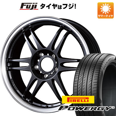 【新品国産車用5穴114.3】 夏タイヤ ホイール4本セット 225/65R17 ピレリ パワジー コーセイ K-1レーシング レヴ 7J 17インチ(送料無料)|フジコーポレーション
