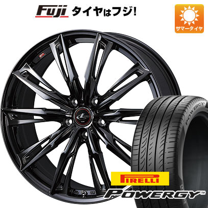 【新品国産車用5穴114.3】 夏タイヤ ホイール4本セット 245/40R19 ピレリ パワジー WEDS ウェッズ レオニス GX 8J 19インチ(送料無料)