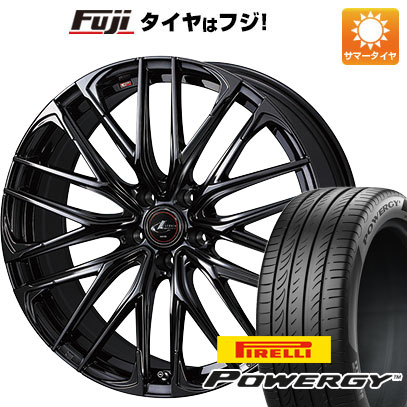 【新品国産車用5穴114.3】 夏タイヤ ホイール4本セット 225/60R18 ピレリ パワジー WEDS ウェッズ レオニス SK 7J 18インチ(送料無料)