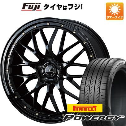 【新品国産車用5穴114.3】 夏タイヤ ホイール4本セット 245/45R19 ピレリ パワジー WEDS ウェッズ ノヴァリス アセット M1 8J 19インチ(送料無料)|フジコーポレーション