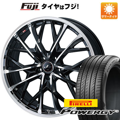 【新品国産車用5穴114.3】 夏タイヤ ホイール4本セット 245/35R19 ピレリ パワジー WEDS ウェッズ レオニス MV 8J 19インチ(送料無料)