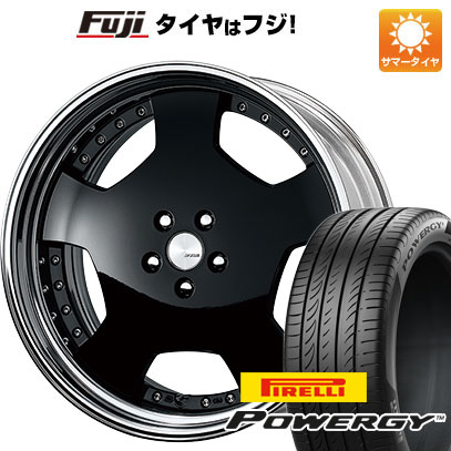 【新品国産車用5穴114.3】 夏タイヤ ホイール4本セット 225/55R19 ピレリ パワジー WORK ワーク ランベック LDZ 8J 19インチ(送料無料)｜フジコーポレーション