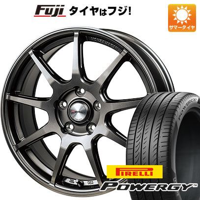 【新品国産車用5穴114.3】 夏タイヤ ホイール4本セット 205/55R17 ピレリ パワジー モンツァ Rバージョン FS99 7J 17インチ(送料無料)