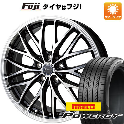 【新品国産車用5穴114.3】 夏タイヤ ホイール4本セット 215/45R18 ピレリ パワジー ホットスタッフ クロノス CH-113 7J 18インチ(送料無料)|フジコーポレーション