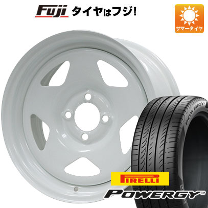 【新品国産車用4穴100】 夏タイヤ ホイール4本セット 185/65R15 ピレリ パワジー モリタ デイトナズ S/R 6J 15インチ(送料無料)|フジコーポレーション