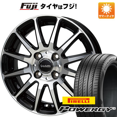 【新品国産車用4穴100】 夏タイヤ ホイール4本セット 185/60R15 ピレリ パワジー ホットスタッフ ヴァレット グリッター 5.5J 15インチ(送料無料)