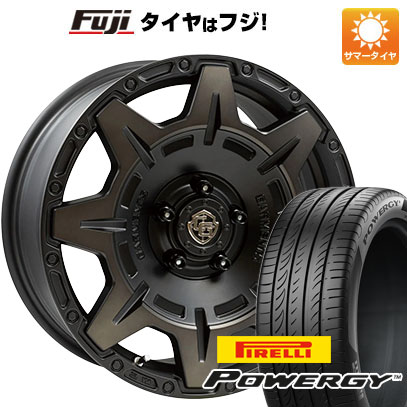 【新品国産車用5穴114.3】 夏タイヤ ホイール4本セット 215/65R16 ピレリ パワジー WEDS ウェッズ クロスオーバーガーメンツ Style M 7J 16インチ(送料無料)｜フジコーポレーション
