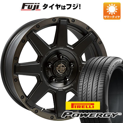 【新品国産車用5穴114.3】 夏タイヤ ホイール4本セット 225/65R17 ピレリ パワジー WEDS ウェッズ クロスオーバーガーメンツ Style U 7J 17インチ(送料無料)|フジコーポレーション