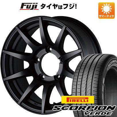 【新品】ジムニーシエラ/ジムニーノマド 夏タイヤ ホイール4本セット 215/70R16 ピレリ スコーピオン ヴェルデ ドゥオール CST ZERO-1 ハイパーXJ 6J 16インチ(送料無料)