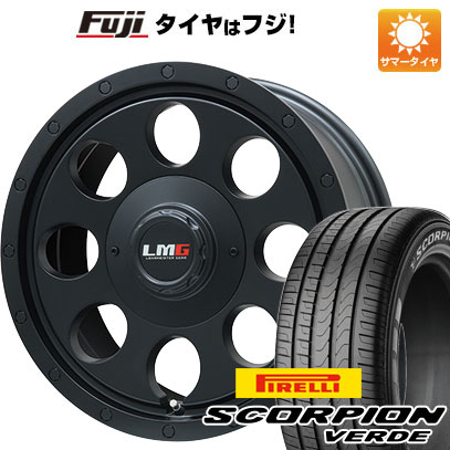 【新品】デリカD5 夏タイヤ ホイール4本セット 215/70R16 ピレリ スコーピオン ヴェルデ レアマイスター LMG CS-8 マットブラック 7J 16インチ(送料無料)