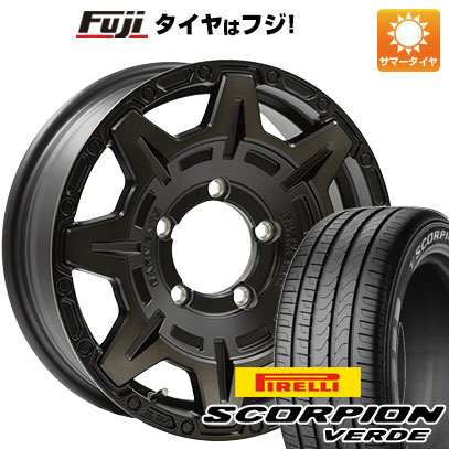 【新品】ジムニーシエラ/ジムニーノマド 夏タイヤ ホイール4本セット 215/70R16 ピレリ スコーピオン ヴェルデ WEDS ウェッズ クロスオーバーガーメンツ Style M 6J 16インチ(送料無料)|フジコーポレーション