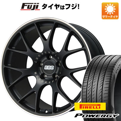 【新品国産車用5穴114.3】 夏タイヤ ホイール4本セット 225/45R19 ピレリ パワジー BBS GERMANY CH-R サテンブラック 8J 19インチ(送料無料)