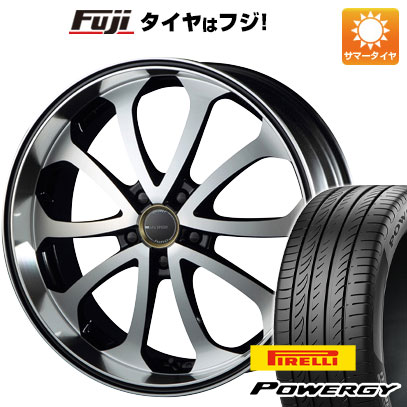 【新品国産車用5穴114.3】 夏タイヤ ホイール4本セット 225/40R19 ピレリ パワジー エムズスピード ジュノウ バベル 8J 19インチ(送料無料)