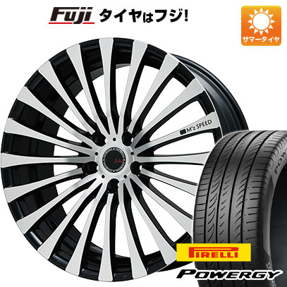 【新品国産車用5穴114.3】 夏タイヤ ホイール4本セット 245/40R19 ピレリ パワジー エムズスピード ジュリア 666モノブロック 8J 19インチ(送料無料)