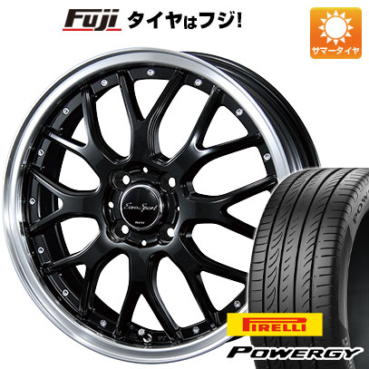 【新品国産車用5穴100】 夏タイヤ ホイール4本セット 225/60R17 ピレリ パワジー ブレスト ユーロスポーツ タイプ815 7J 17インチ(送料無料)