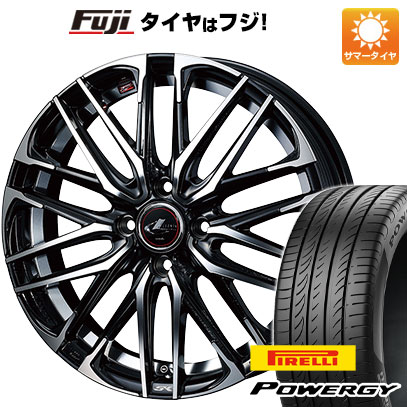 【新品国産車用4穴100】 夏タイヤ ホイール4本セット 205/45R17 ピレリ パワジー WEDS ウェッズ レオニス SK 6.5J 17インチ(送料無料)｜フジコーポレーション
