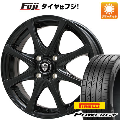 【新品 軽自動車】N-BOX タント スペーシア 夏タイヤ ホイール4本セット 165/55R15 ピレリ パワジー エルベ エステローザ FSV グロスブラック 4.5J 15インチ(送料無料)｜フジコーポレーション