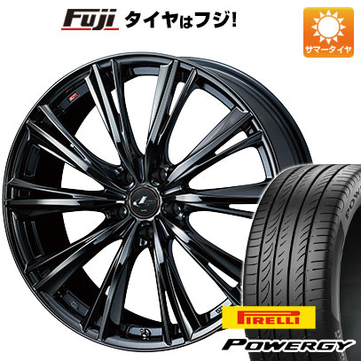 【新品国産車用5穴114.3】 夏タイヤ ホイール4本セット 225/45R18 ピレリ パワジー WEDS ウェッズ レオニス WX 7J 18インチ(送料無料)