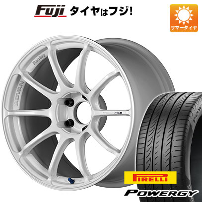 【新品国産車用5穴114.3】 夏タイヤ ホイール4本セット 225/45R18 ピレリ パワジー ヨコハマ アドバンレーシング RSIII 7.5J 18インチ(送料無料)｜フジコーポレーション
